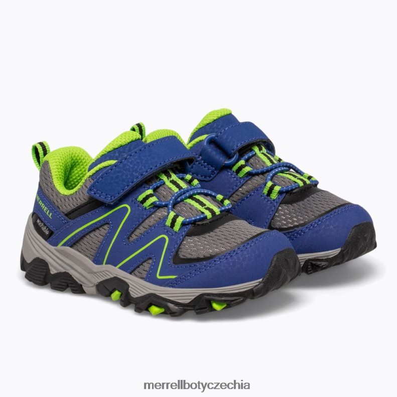 Merrell trail quest jr. (ml262791) obuv J064V21347 modrá zelená děti