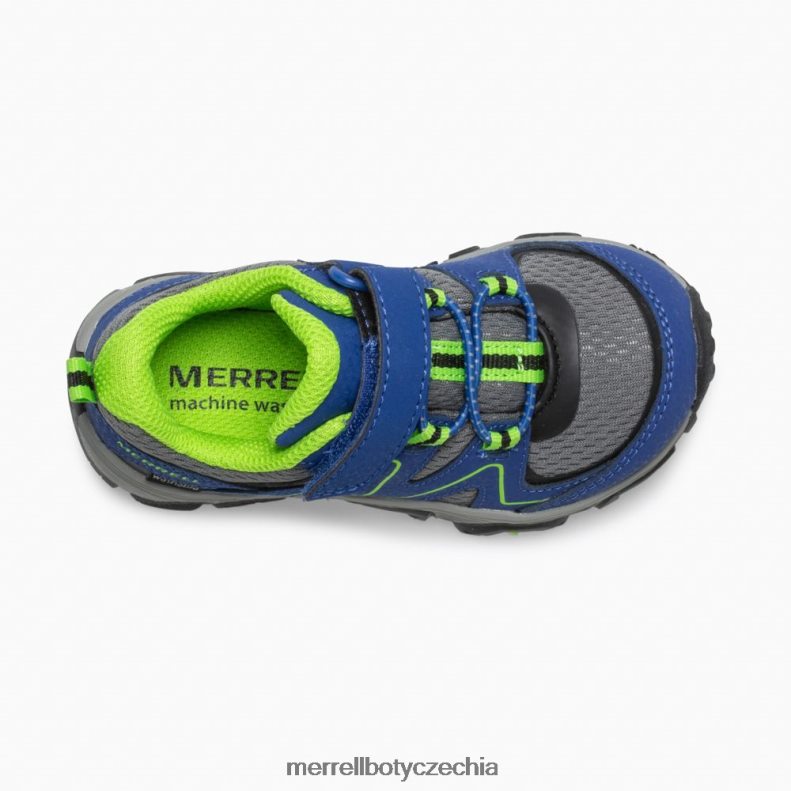 Merrell trail quest jr. (ml262791) obuv J064V21347 modrá zelená děti