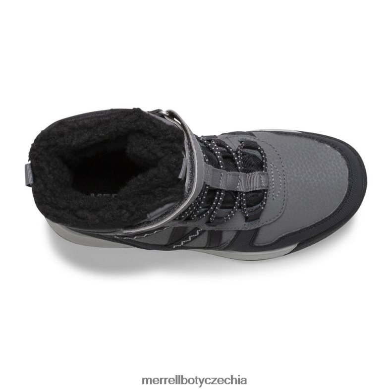 Merrell Vodotěsná bota snow Crush 2.0 (mk263125k) obuv J064V21507 černá/šedá děti