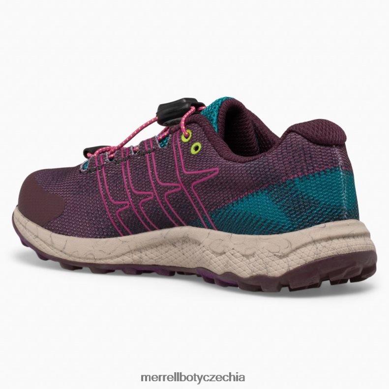 Merrell let moab s nízkou klimatizací (mk165737) obuv J064V21391 vínová děti