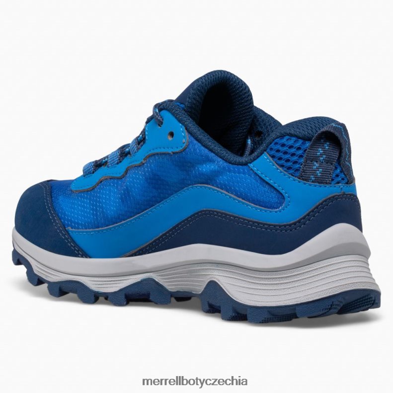 Merrell rychlost moab s nízkou vodotěsností (mk265940) obuv J064V21374 modrý děti