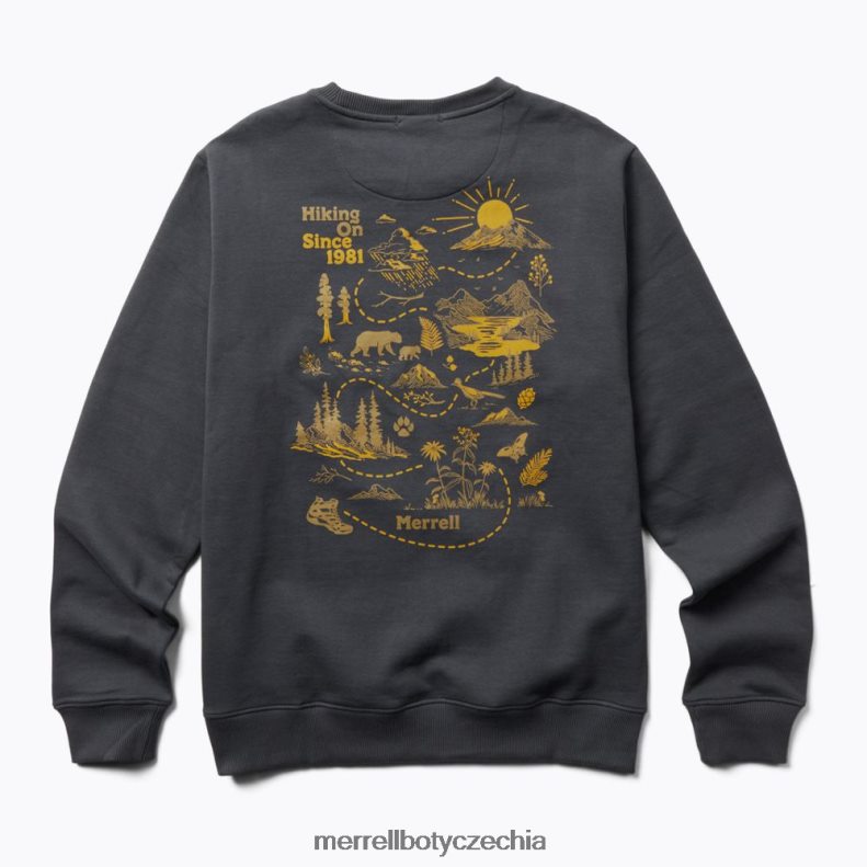 Merrell Lifes an Adventure crew fleece (jmf26623-425) oblečení J064V2697 indický inkoust muži