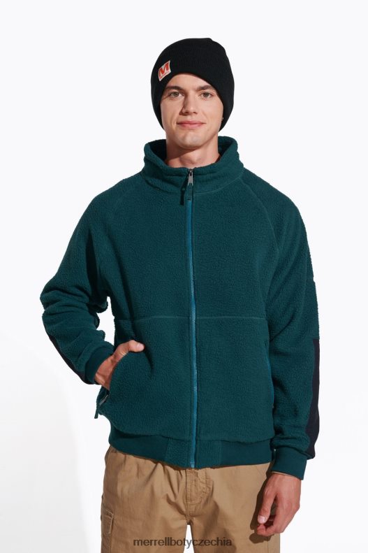 Merrell Sherpa full zip (jmf26572-325) oblečení J064V2568 mořský mech muži