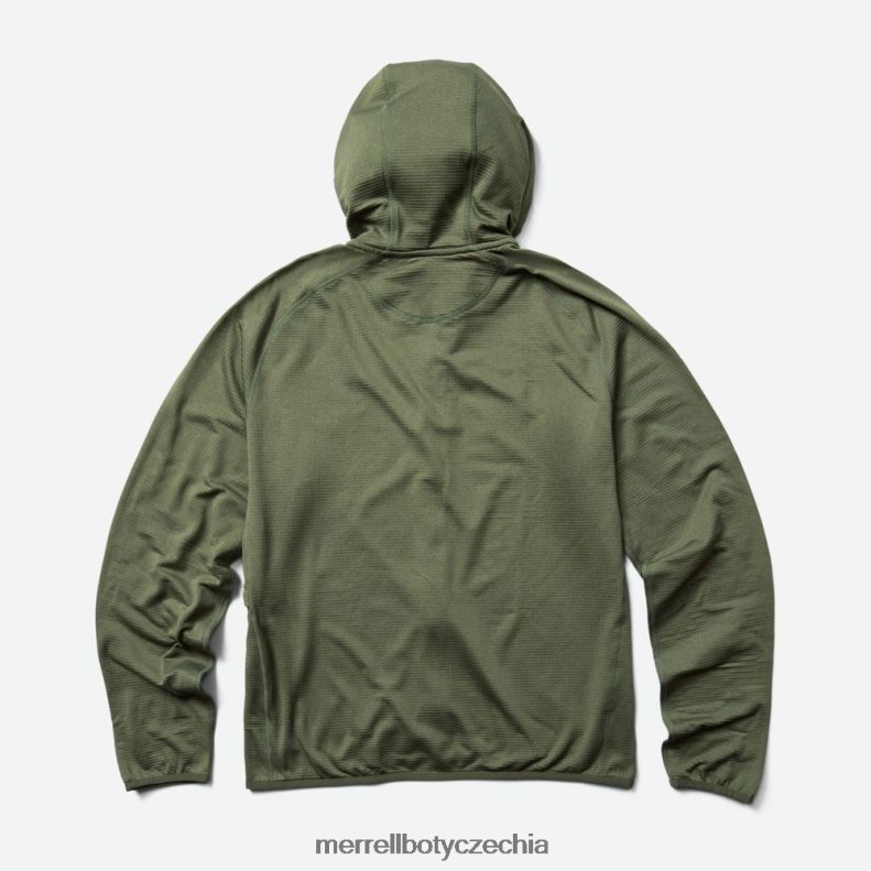 Merrell mikina s kapucí na zip geotex (jms26325-327) oblečení J064V2551 zaprášený olivový vřes muži