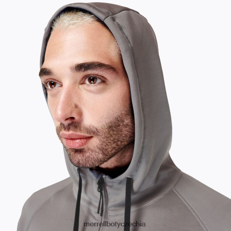 Merrell momentum hoody (jms26762-026) oblečení J064V2160 Skála muži