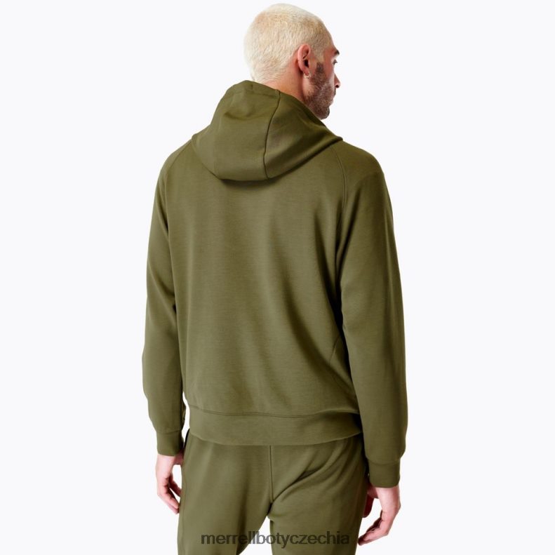 Merrell momentum hoody (jms26762-326) oblečení J064V2159 zaprášená oliva muži