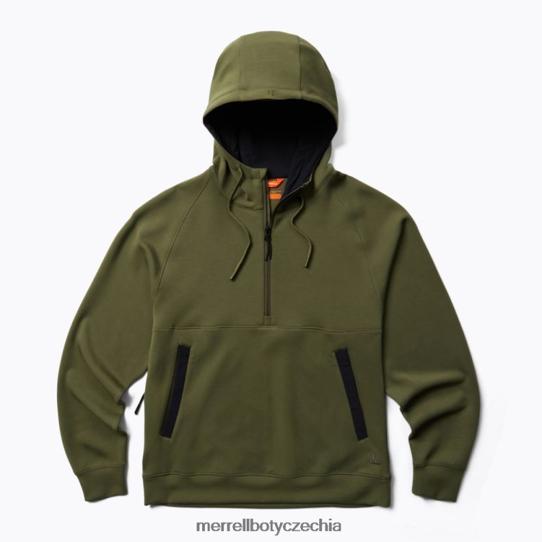 Merrell momentum hoody (jms26762-326) oblečení J064V2159 zaprášená oliva muži