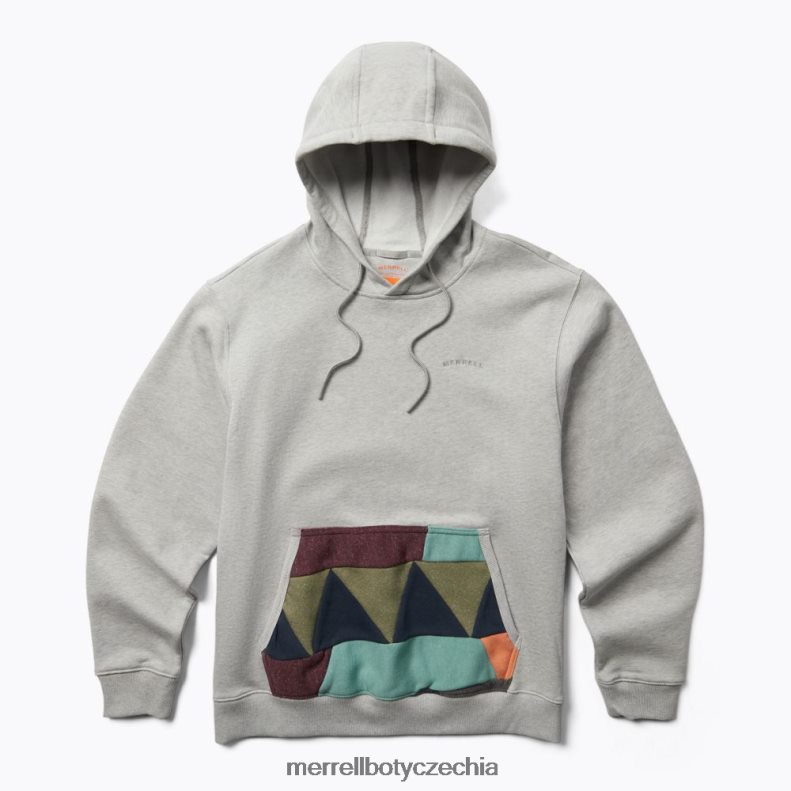 Merrell starý pulovr s kapucí (jms26641-050) oblečení J064V2557 šedý vřes muži