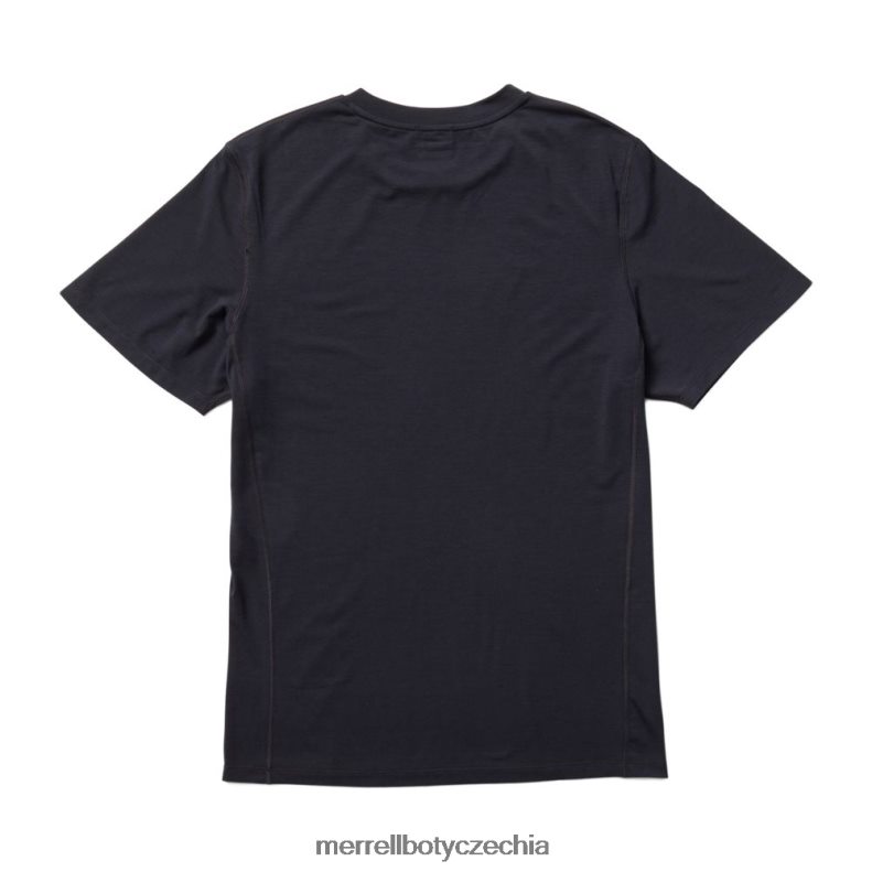 Merrell každodenní tričko s tencelem (jms26065-010) oblečení J064V2156 Černá muži