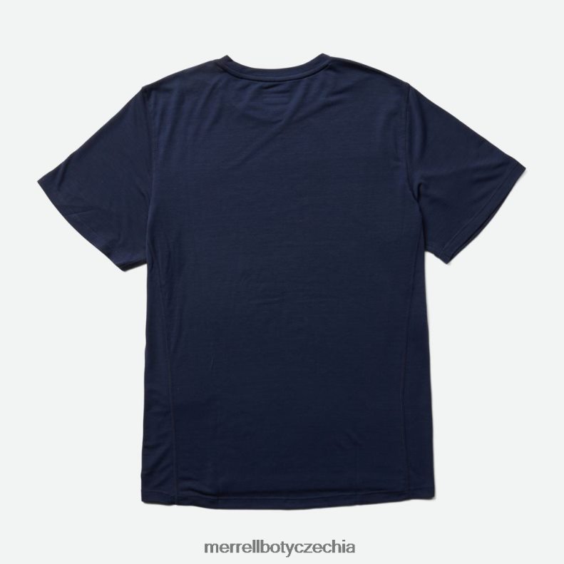 Merrell každodenní tričko s tencelem (jms26443-353) oblečení J064V2155 námořnictvo muži