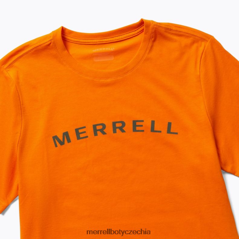 Merrell tričko s krátkým rukávem wordmark (jms26332-751) oblečení J064V2584 bujnost muži