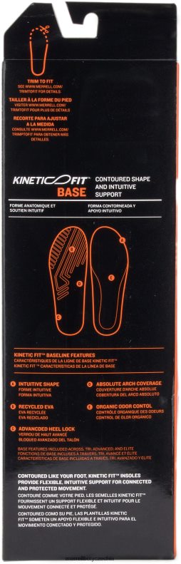 Merrell Široká šířka základní vložky kinetic fit (jafabmw) oblečení J064V2341 pletivo muži