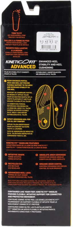 Merrell pokročilá stélka kinetic fit (jafmb2mm) oblečení J064V2788 pletivo muži