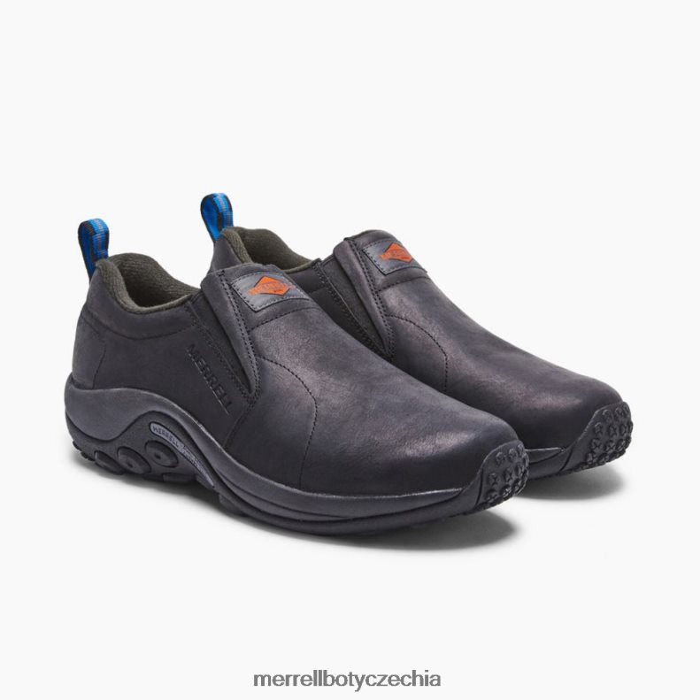 Merrell pracovní obuv jungle moc leather sr (j099321) obuv J064V2339 Černá muži