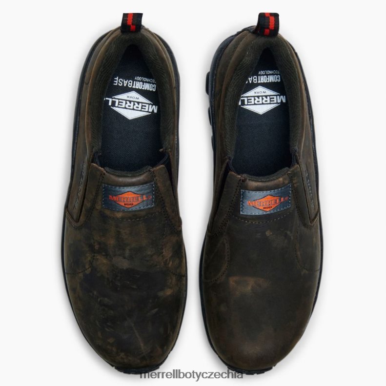 Merrell pracovní obuv jungle moc leather sr (j099323) obuv J064V2340 espresso muži