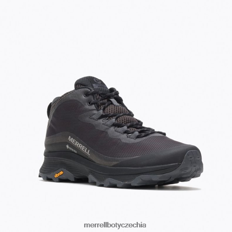 Merrell rychlost moab mid gore-tex (j067075) obuv J064V2190 černá/asfalt muži