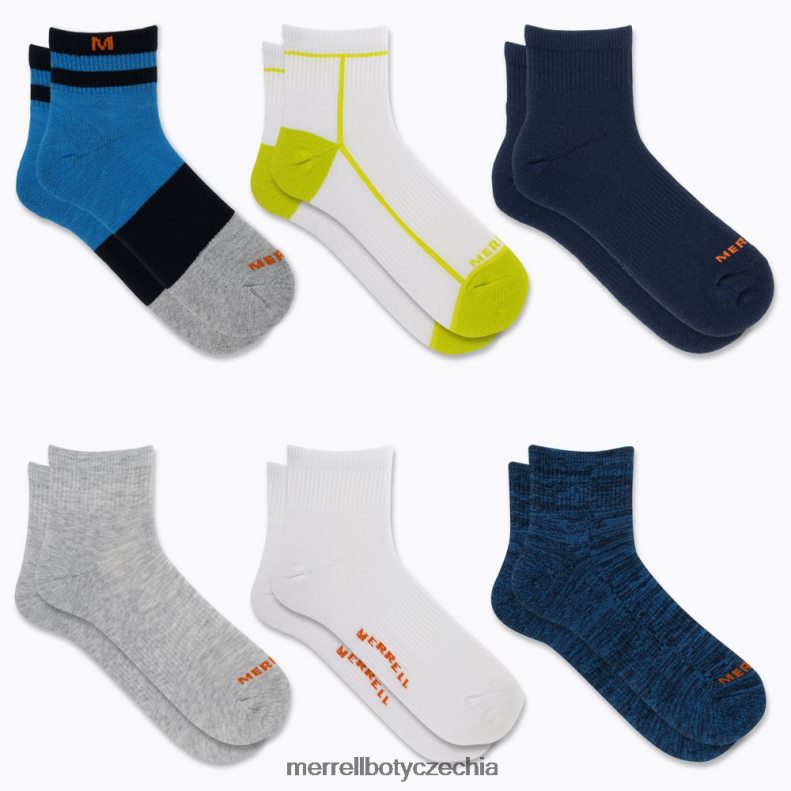 Merrell polštář čtvrt 6 balení (jss27019-431) Příslušenství J064V2222 modrá rozmanitá unisex