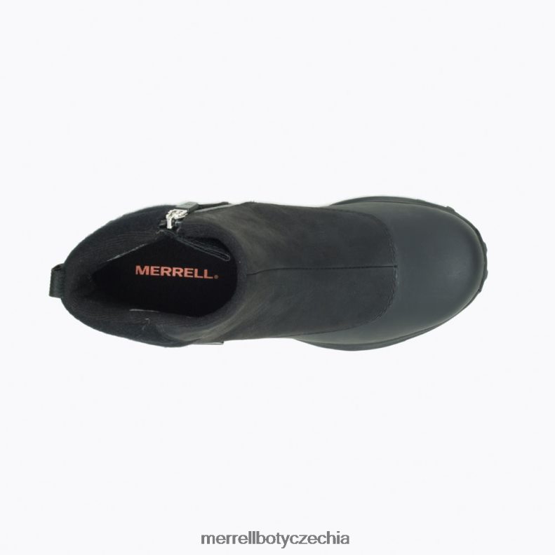 Merrell thermo kiruna střední zip voděodolný (j035090) obuv J064V21328 černá/kanál ženy