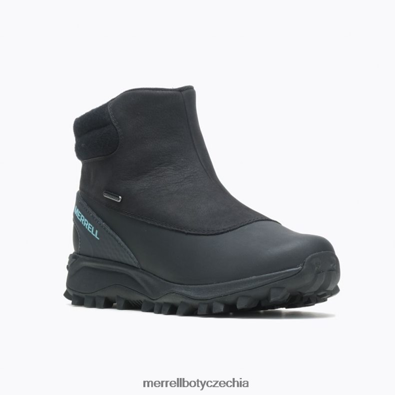 Merrell thermo kiruna střední zip voděodolný (j035090) obuv J064V21328 černá/kanál ženy